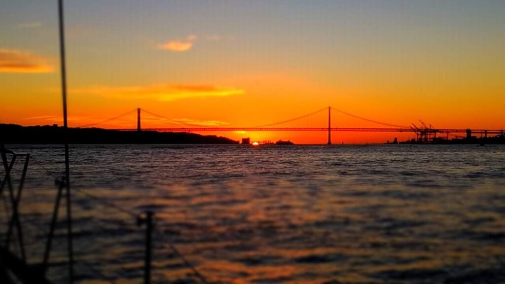 Puesta de sol en lisboa