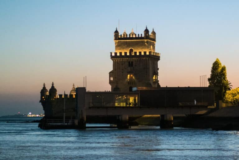 A Torre de Belém com o seu encanto