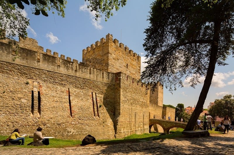 Walls of Saint Jorge Castle