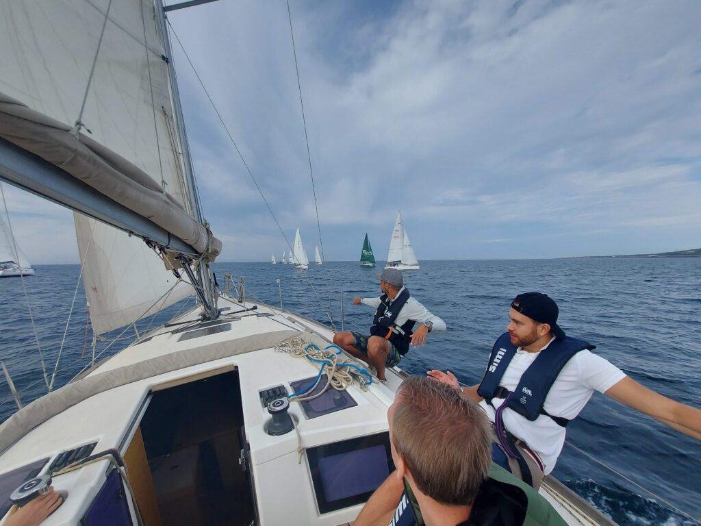 Regatta with friends on the Tagus River