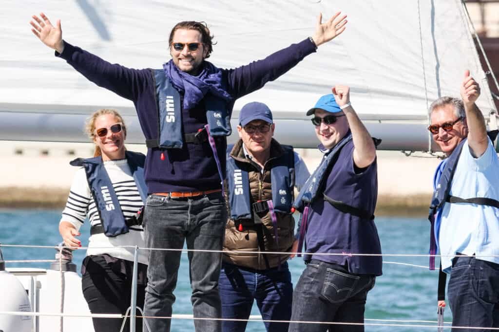 Celebrating overcoming yet another team challenge
