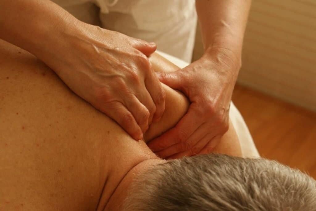 Maneuvers to relax the muscles in the affected area