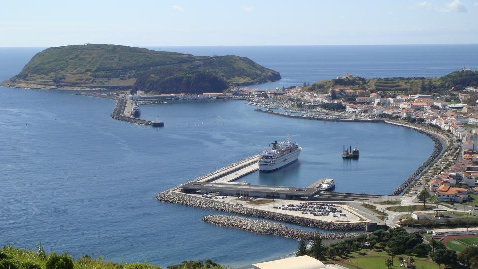 L’un des ports situé dans l’archipel des Açores
